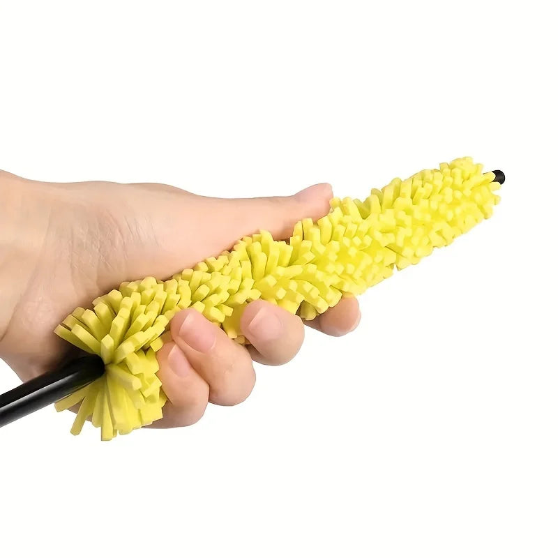 MOTIXGEAR™ Tire & Rim Cleaning Tool – Effortless Wheel Brush for Deep Cleaning, Brake Dust Removal & Professional Car Detailing