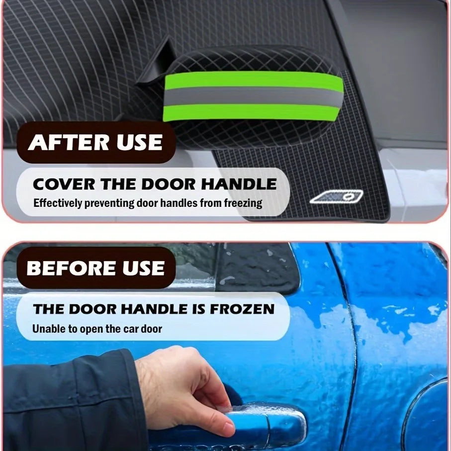 MOTIXGEAR™ Premium Windshield Snow Cover – Magnetic Anti-Freeze, Anti-Frost & Ice Protection Shield