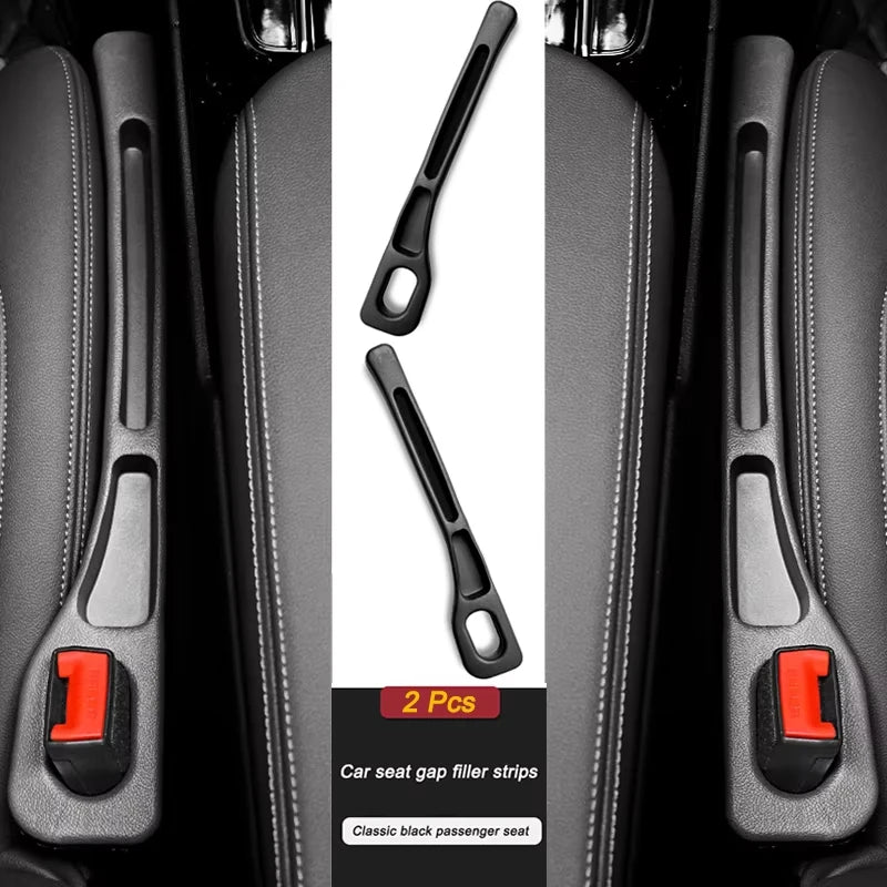 MotixGear™ 2PCS Car Seat Gap Filler – Universal Leak-Proof Seat Seam Plug | Anti-Drop Gap Strip for All Car Models | Stops Phone, Wallet & Small Item Loss | Premium Car Interior Accessory