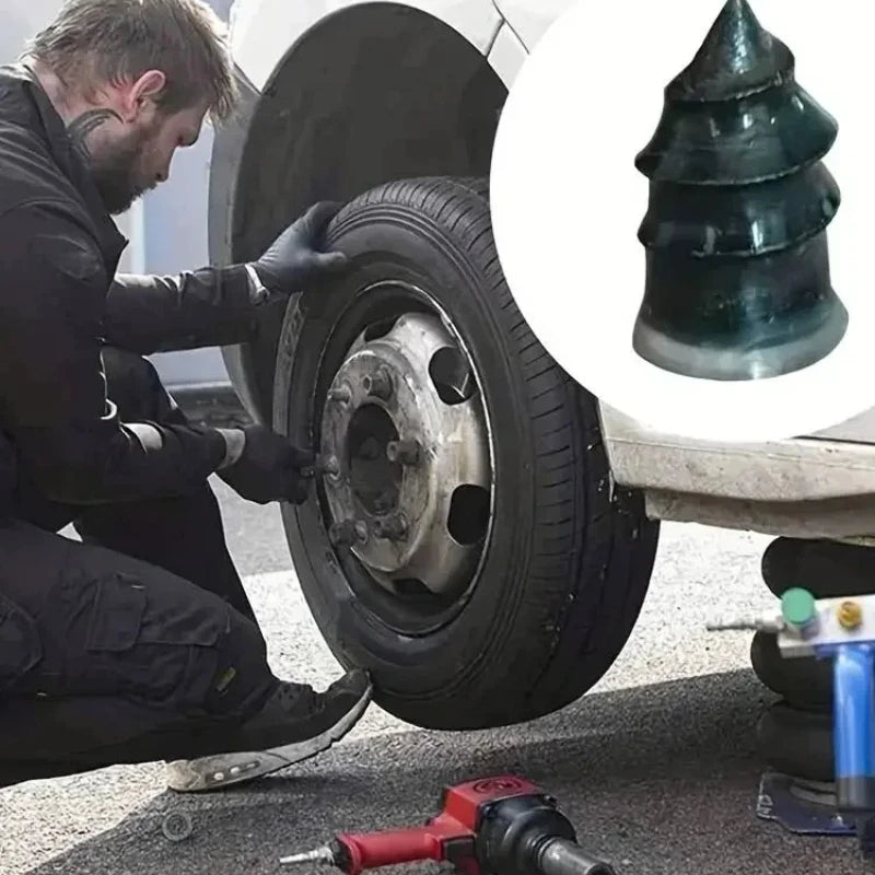 MOTIXGEAR™ 10/20/30PCS Tire Repair Nails – Universal Vacuum Tyre Puncture Plug Kit for Cars, Motorcycles, Trucks & Scooters