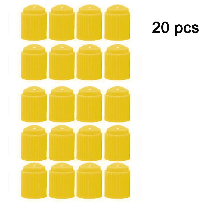 30PCSTire Valves ABS Plastic Automobile Bicycle Tyre Valve Cap Dust Cap Wheel Tire Valve Stem Caps Covers Dust Valve for Car